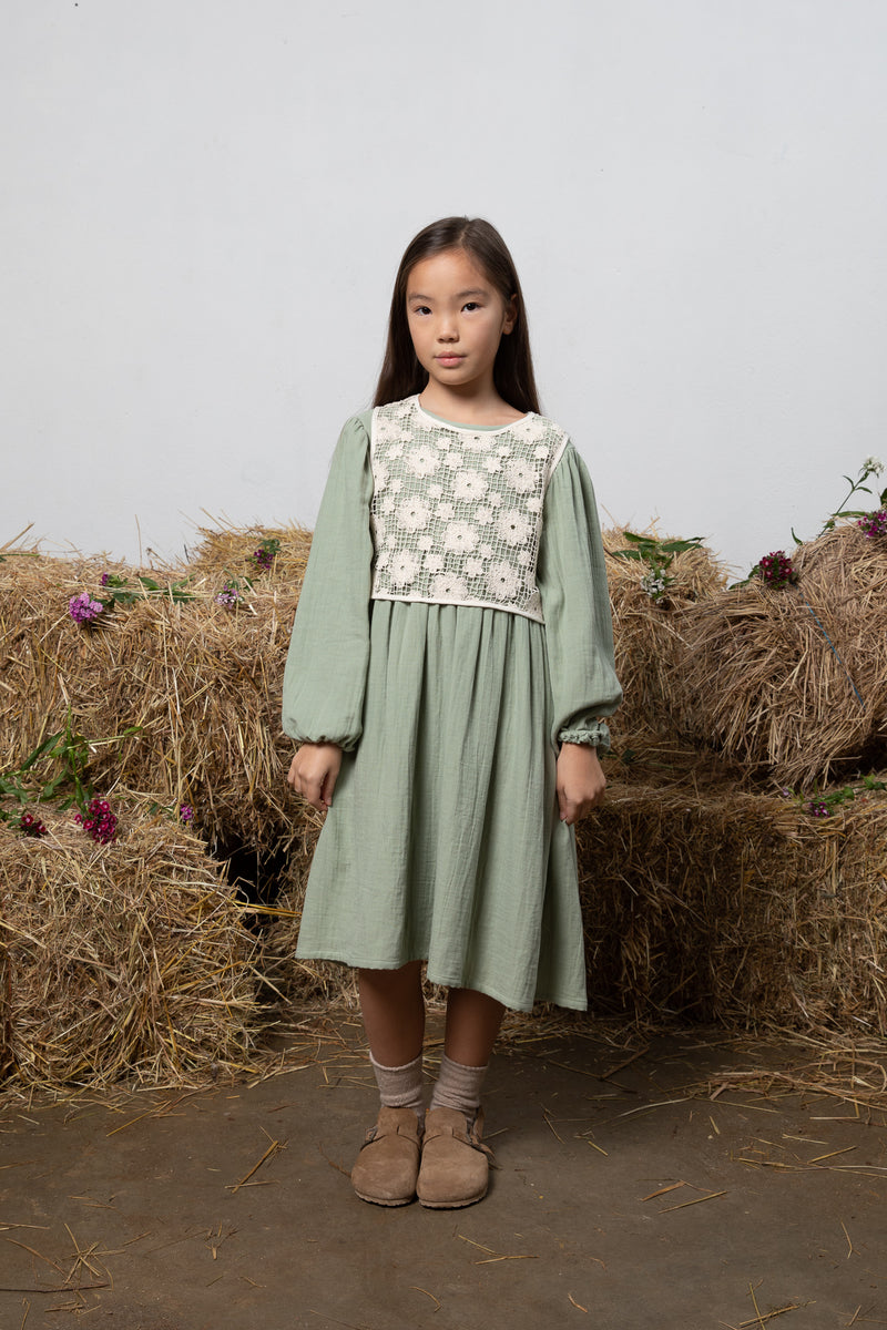 Iris Dress - Forest Lace