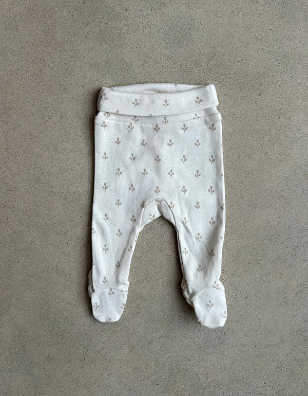 Lou Footed Legging Moonstone New Born/ Sample