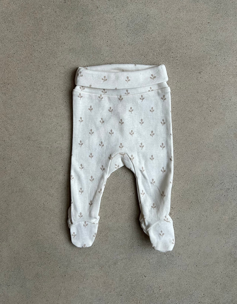 Lou Footed Legging Moonstone New Born/ Sample