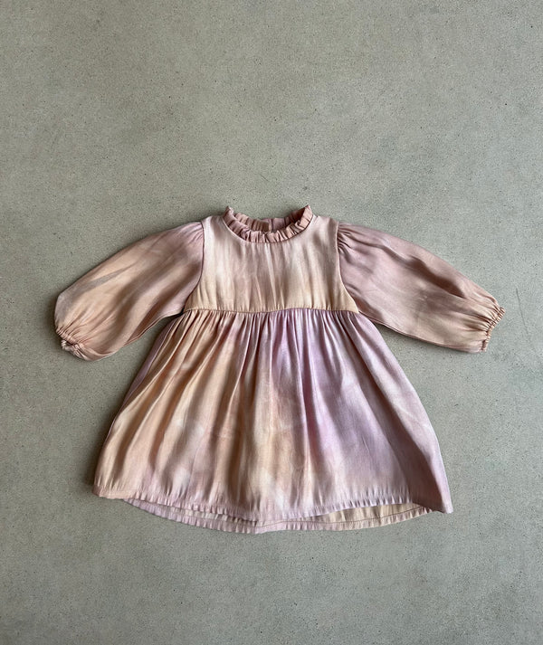 Elizabeth Baby Dress Winter Sunset 3 Months/ Sample