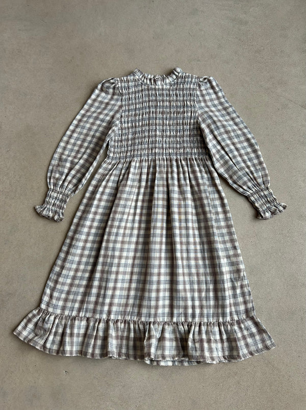 Valery Dress Nature Check 8 Years/ Sample