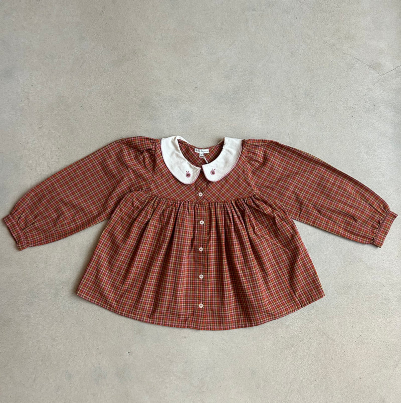 Eloise Blouse Multicheck 8 Years/ Sample