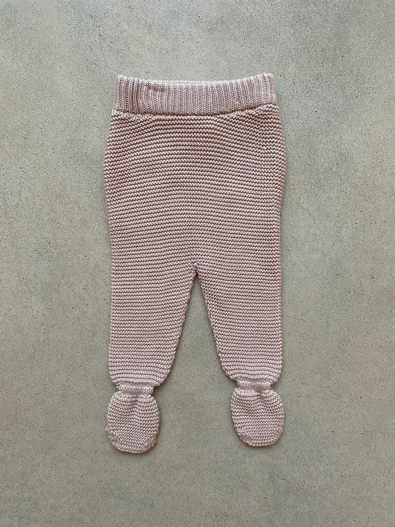 Silvia Footed Legging Dusty Pink 3 Months/ Sample