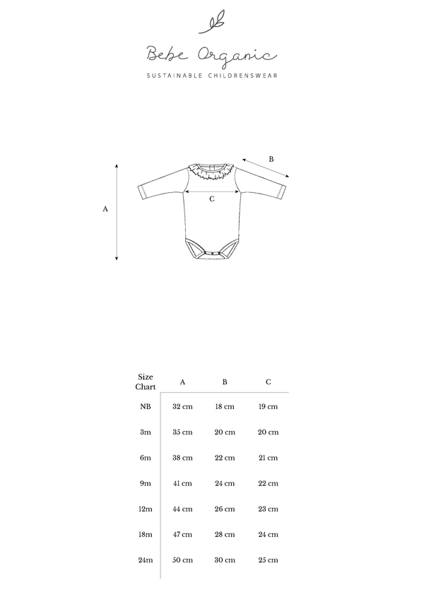 Colette Collar Onesie Edelweiss