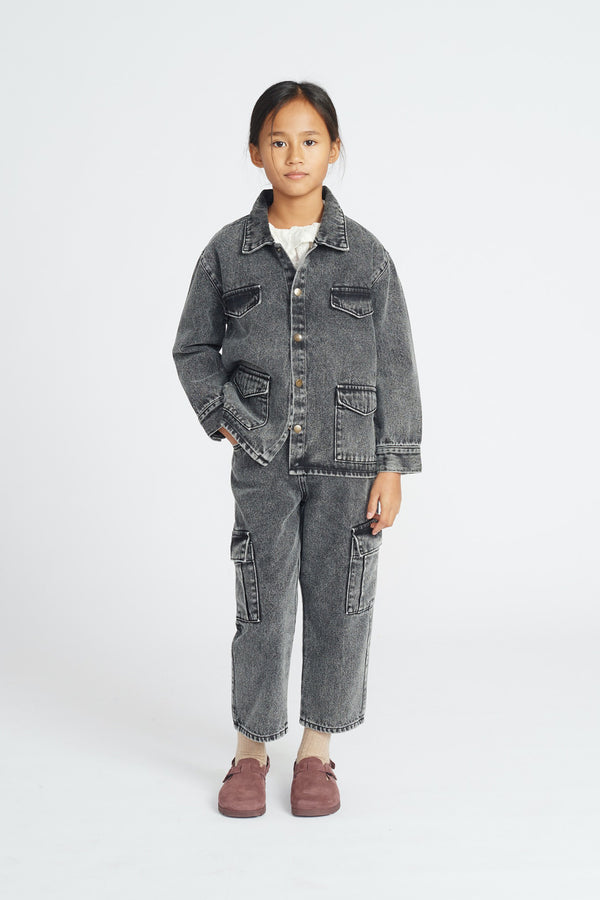 Fallon Denim Cargo Pants-4years