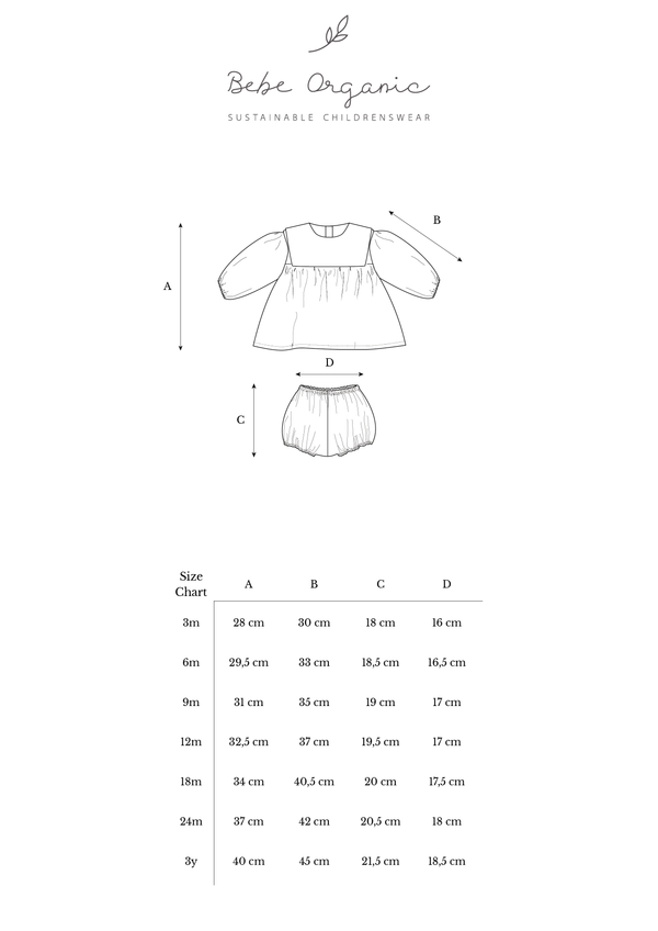 Iris Baby Set - Forest Lace