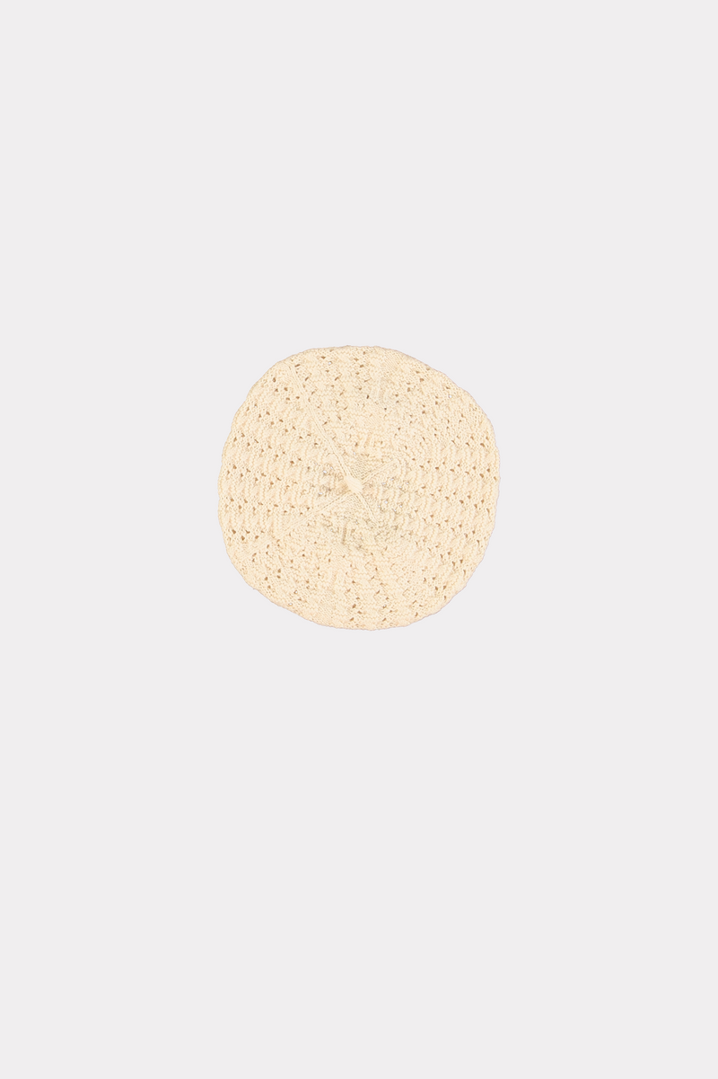 Silvia Beret Cream