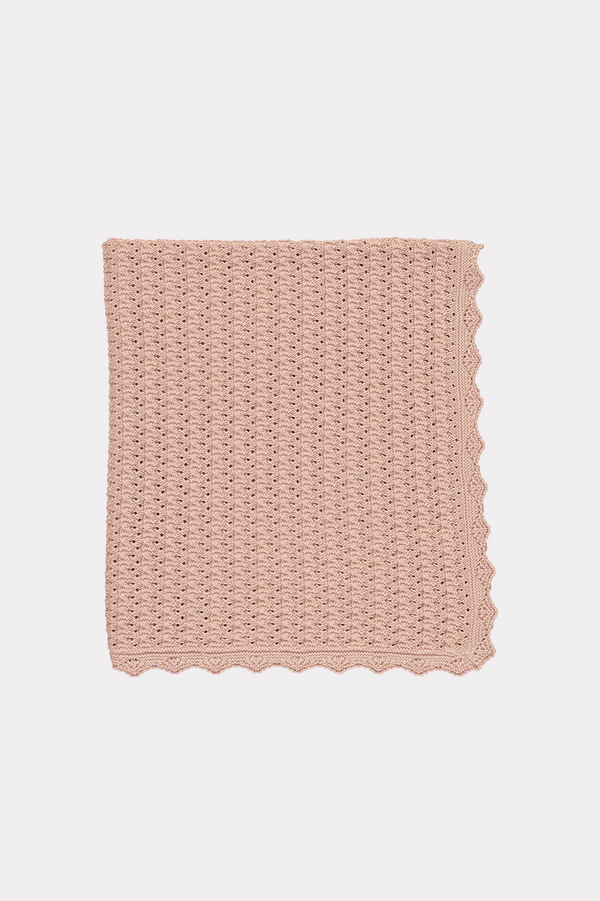 Silvia Blanket Dusty Pink