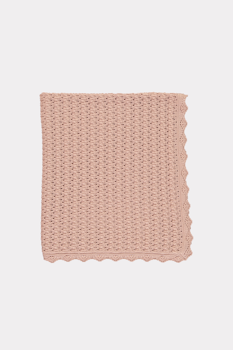 Silvia Blanket - Dusty Pink