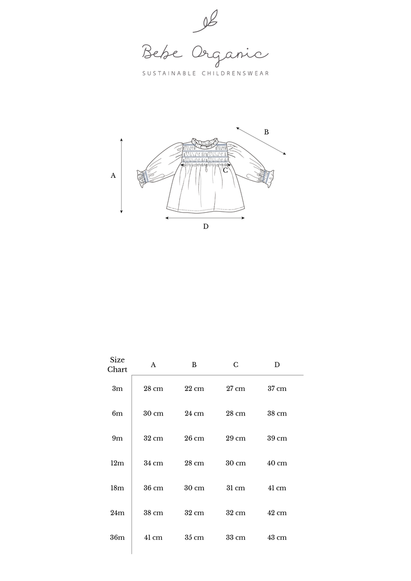 Valery Baby Blouse Nature Check